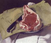 Felix Vallotton Still Life with Steak oil painting artist